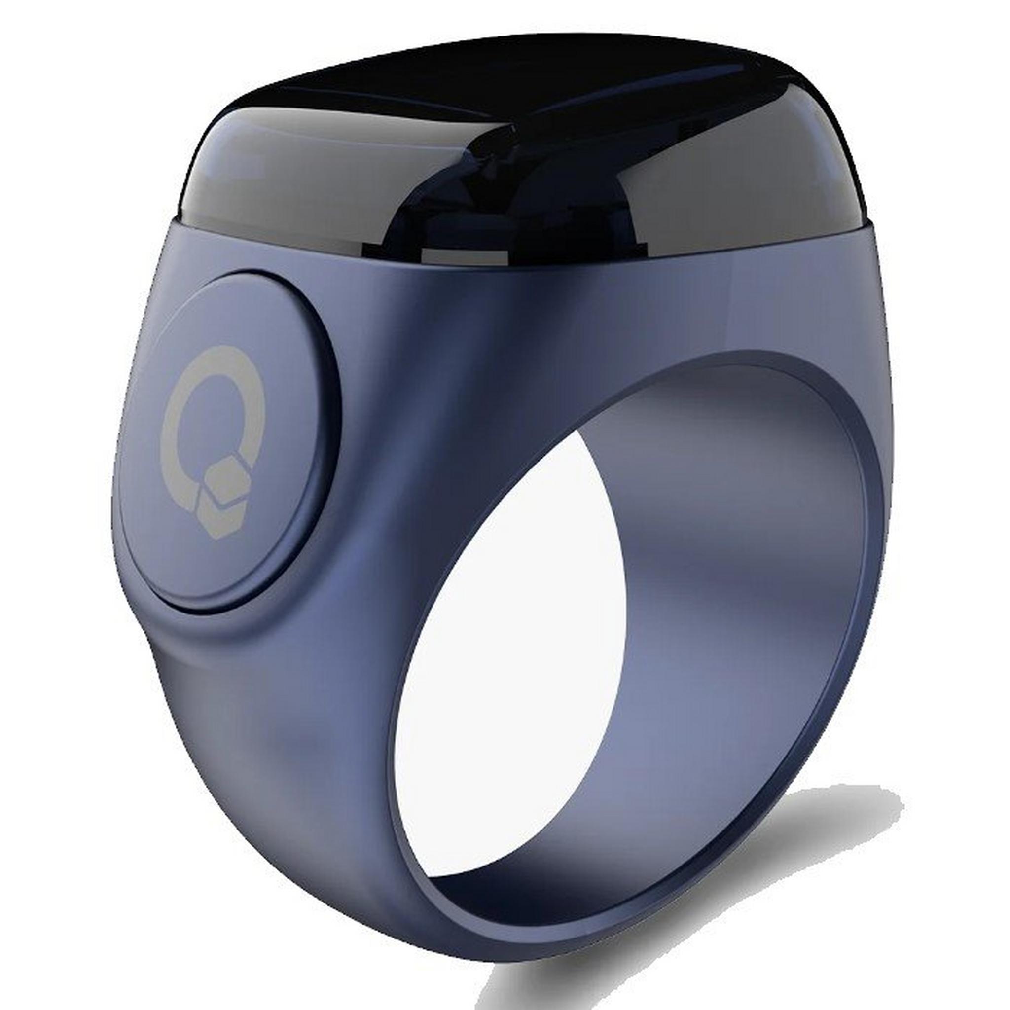 Iqibla Zikr Smart Noor N08 Ring, 20mm – Blue