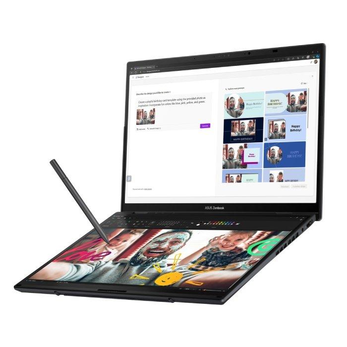 PreOrder ASUS Zenbook Duo OLED Laptop, Intel Core Ultra 7 155H, 16GB RAM, 1TB SSD, 14-inch Touch Screen, Intel Arc Graphics, Windows 11 Home, UX8406MA-OLEDI7IG – Gray