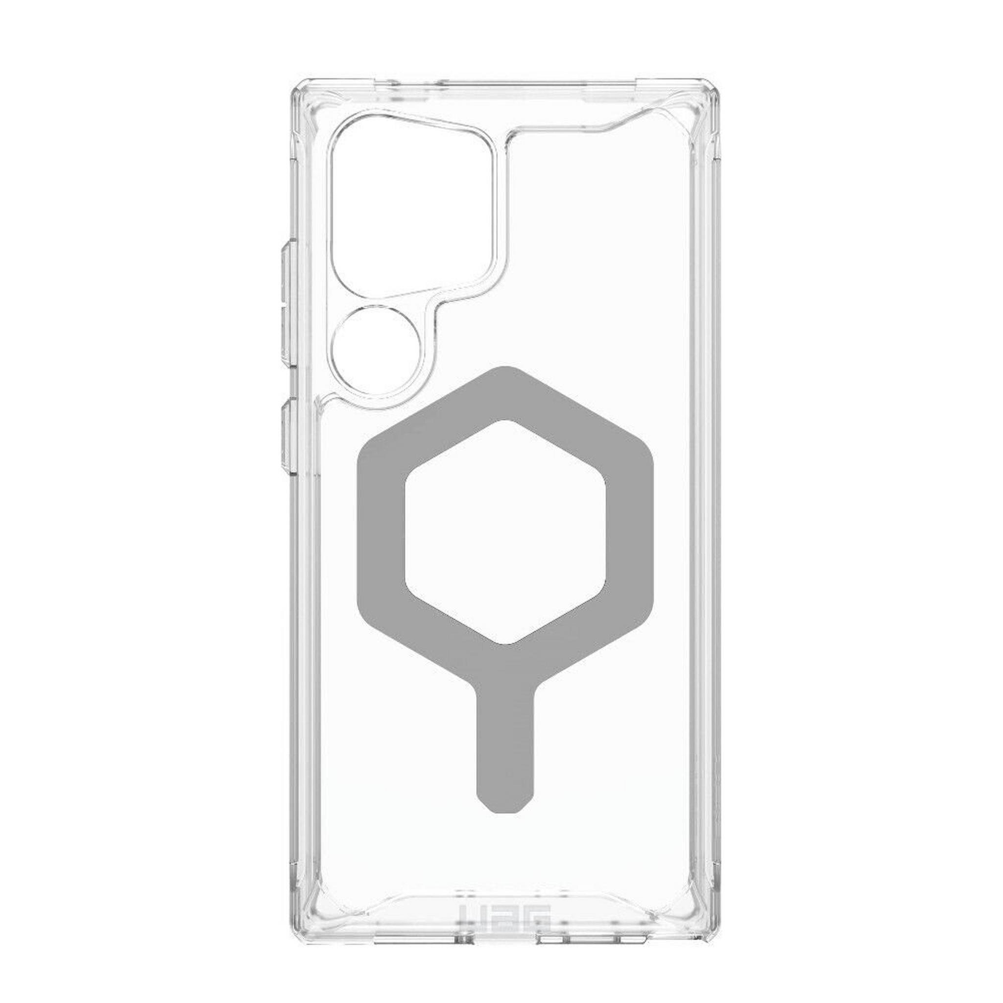 UAG Plyo Pro Case for 6.8" Samsung Galaxy S24 Ultra, Magnetic Charging, 214431114333 - Ice / Silver