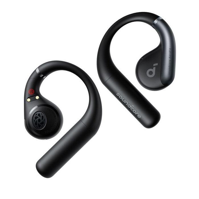 Anker Soundcore A3872 AeroFit Open-Ear Wireless Bluetooth Earbuds - Black