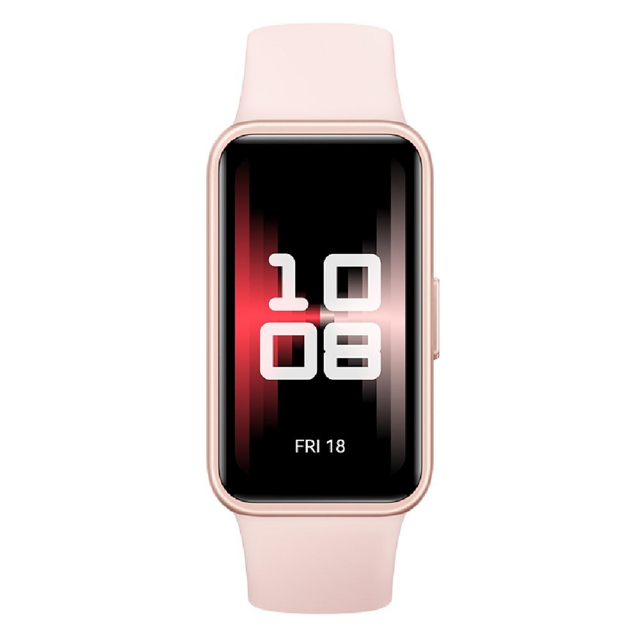 Huawei Band 9 Smart watch, 1.47-inch, Fluoroelastomer Nylon Strap, KIMI B19-PINK – Pink
