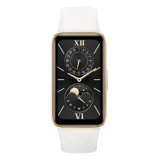 Buy Huawei band 9 smart watch, 1. 47-inch, fluoroelastomer nylon strap, kimi b19-white– white in Kuwait