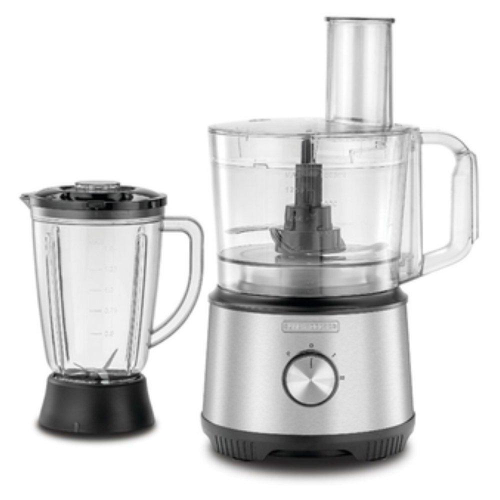 BLACK & DECKER Food Processor, 800 W, 1.5 L, FX825-B5 – Silver