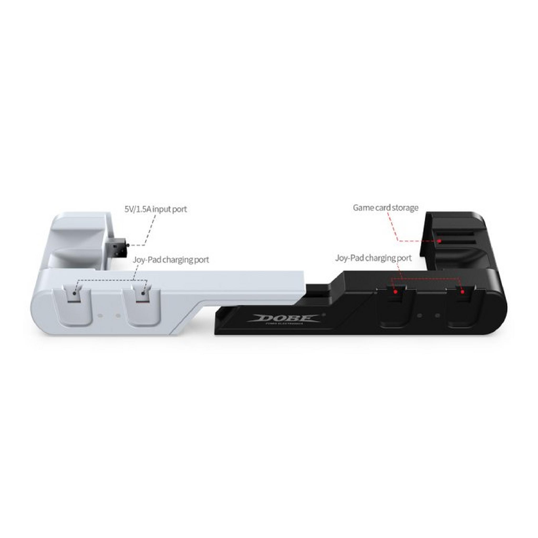Dobe Charging Station for N-Switch OLED Joy-Con , L/R Small, TNS-0122B - White