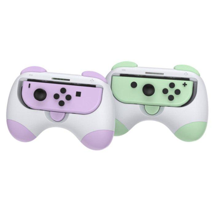 Buy Dobe controller grip for nintendo switch / oled, tns-2130 - purple & green in Kuwait