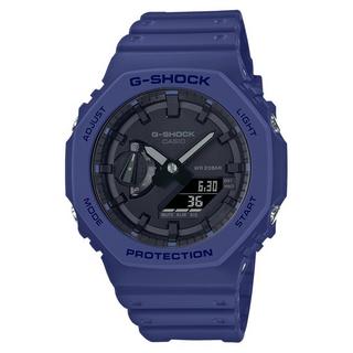 Buy Casio g-shock youth men’s watch, digital/analogue, 48mm, ga-2100-2adr – blue in Kuwait