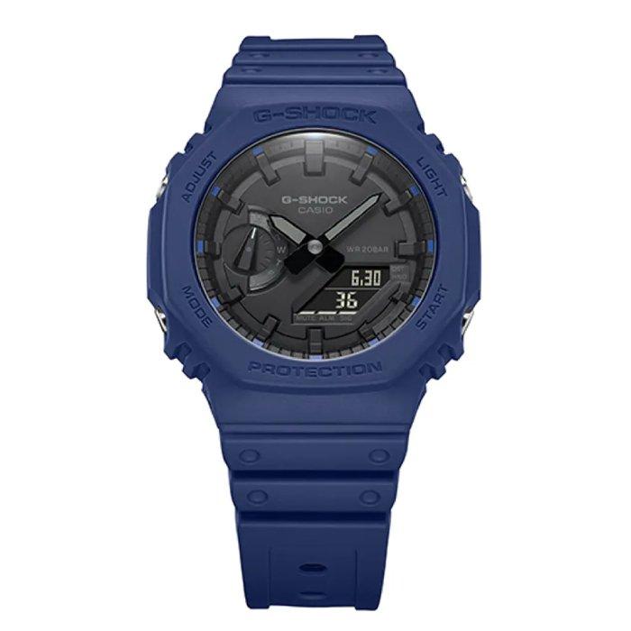Casio G-shock Youth Men’s Watch, Digital/Analogue, 48mm, GA-2100-2ADR – Blue