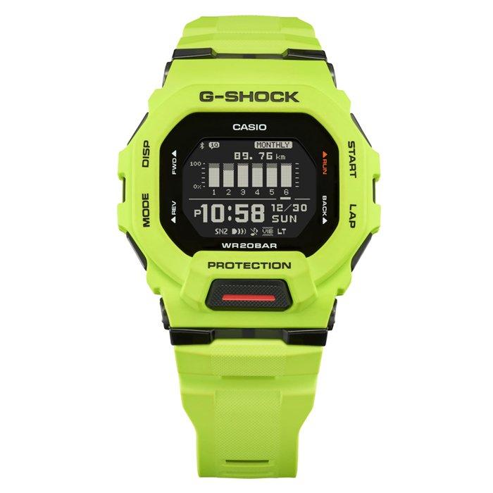 Casio G-shock Youth Men’s Watch, Digital, 49mm, GBD-200-9DR – Lime Green