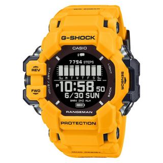 Buy Casio g-shock rangeman men’s watch, digital, 60mm, gpr-h1000-9dr – yellow in Kuwait