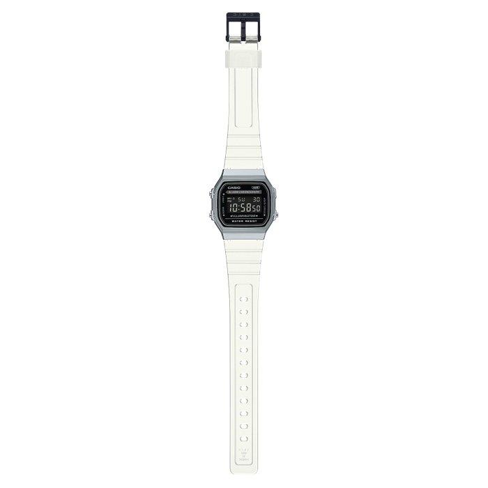 Casio GLU Key Model Unisex Watch, Digital, 38mm, A168XES-1BDF – Transparent