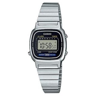 Buy Casio glu key model women’s watch, digital, 30mm, la670wa-1df – silver in Kuwait