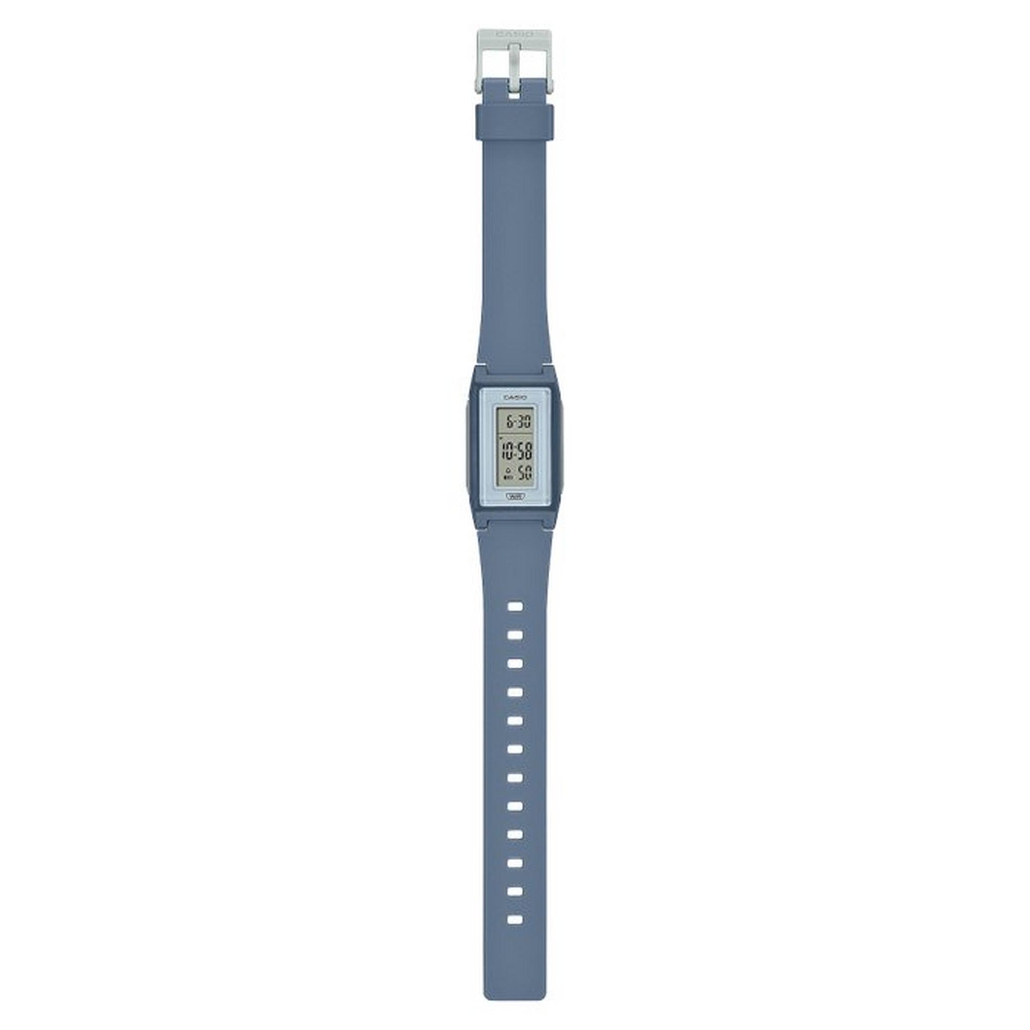 ساعة كاسيو جي أل يو كي موديل للنساء, ديجيتال, 41 مم, LF-10WH-2DF  – أزرق فاتح