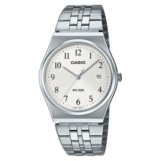Buy Casio glu key model unisex watch, analogue, 40mm, mtp-b145d-7bvdf – silver in Kuwait