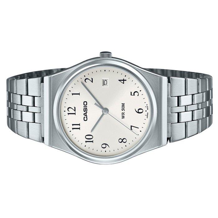 Casio GLU Key Model Unisex Watch, Analogue, 40mm, MTP-B145D-7BVDF – Silver