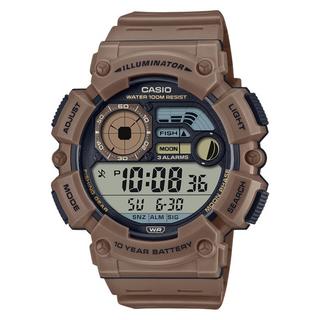 Buy Casio men’s sport watch, digital, 55mm, ws-1500h-5avdf – brown in Kuwait