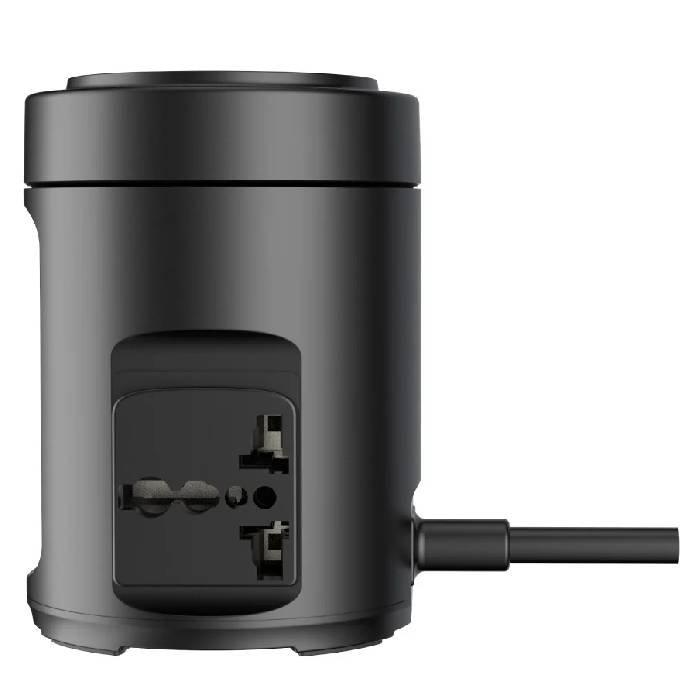 موزع طاقة متعدد المنافذ يو اس بي - سي الى يو اس بي - ايه من بلو بيبل،  بقدرة 65 واط -BP-MAGPODHUB - أسود