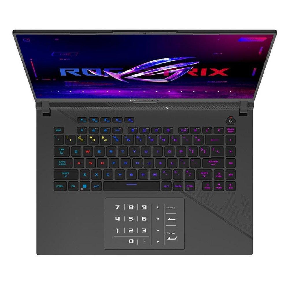 لابتوب ألعاب ار او جي ستريكس من أسوس، انتل كور اي 9، رام 32 جيجابايت، 1 تيرابايت اس اس دي، مقاس 16 بوصة، نفيديا جي فورس ار تي اكس 4080، ويندوز 11 هوم، G614JZR-I9321G- رمادي