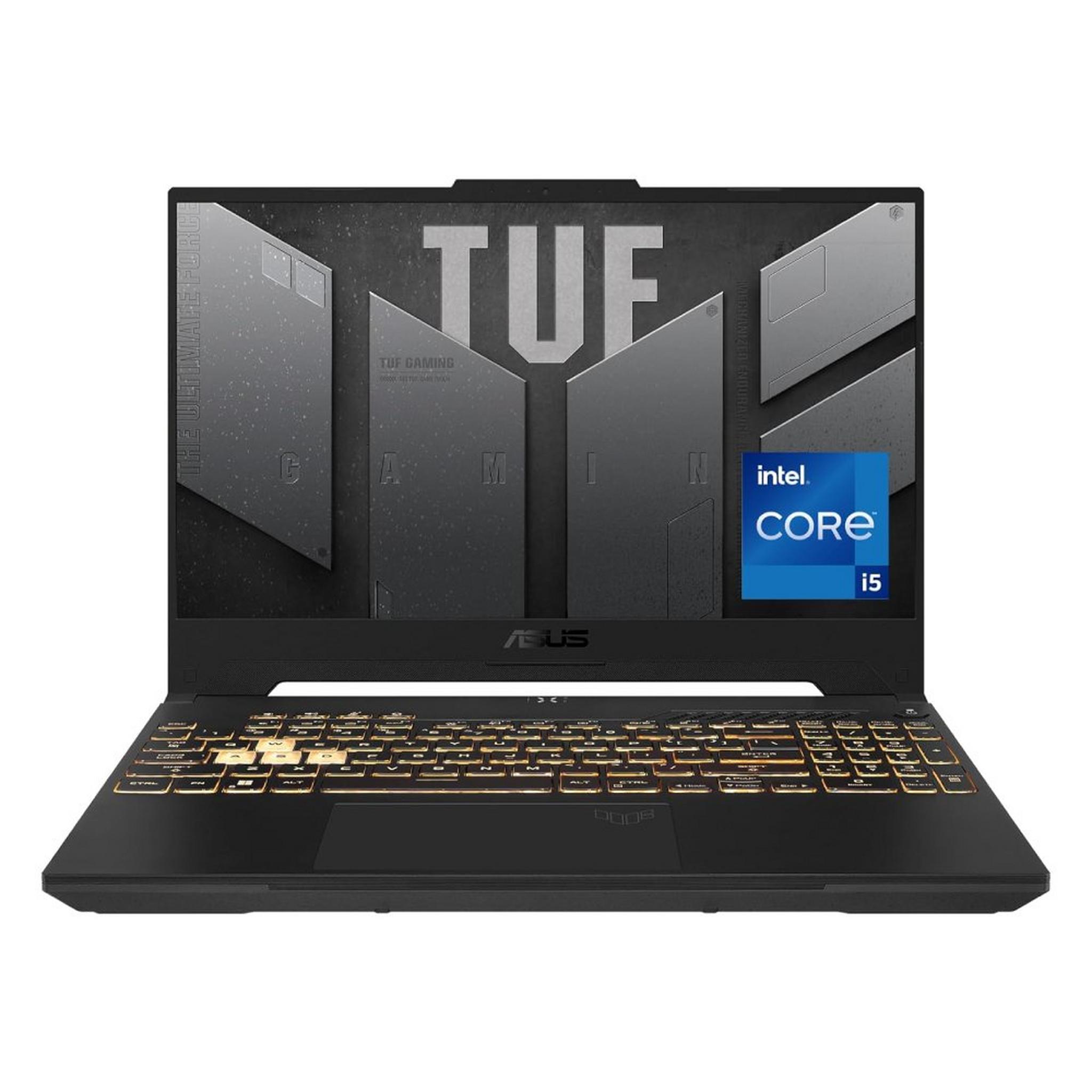ASUS TUF F15 Gaming Laptop, Intel Core i5, 16GB RAM, 512GB SSD, 15.6-inch, nVidia GeForce, Windows 11 Home, FX507ZC4-HN083W – Grey
