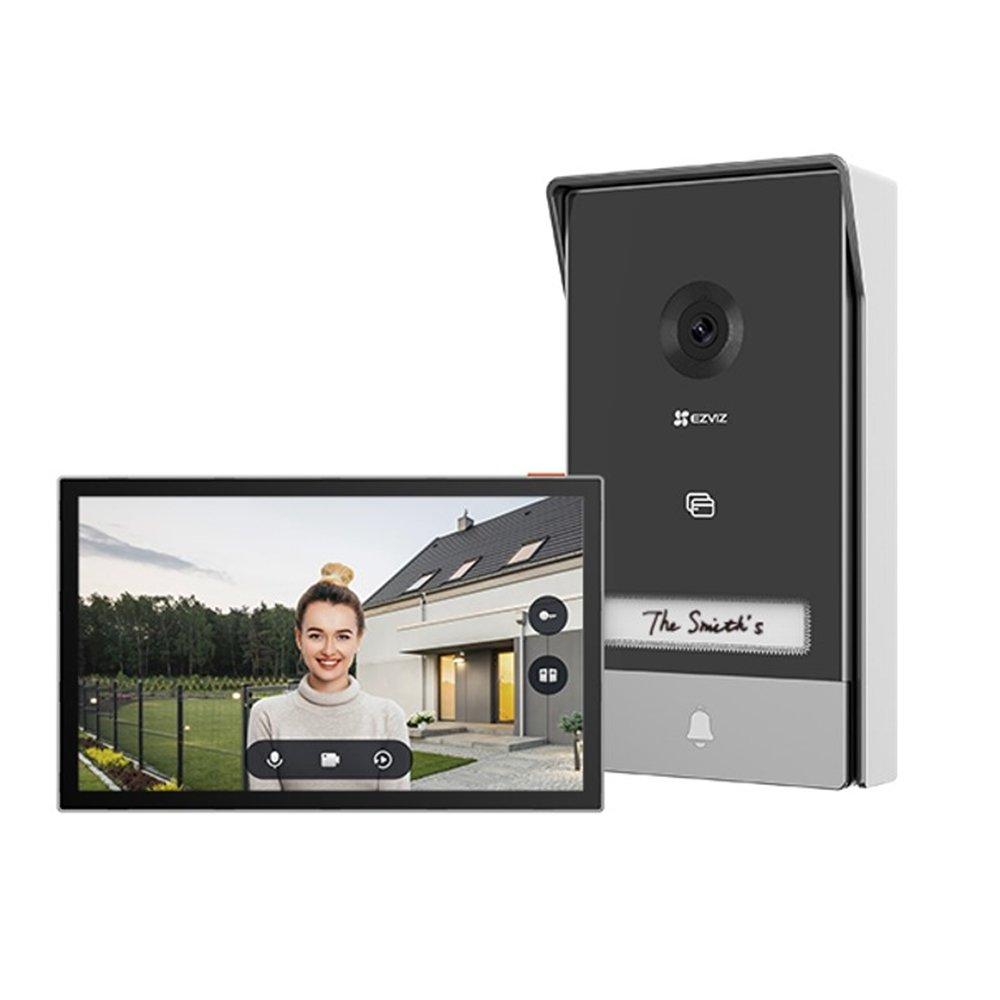 Ezviz HP7 2K Smart Video Doorbell, CS-HP7-R105-1W2TFC – Black