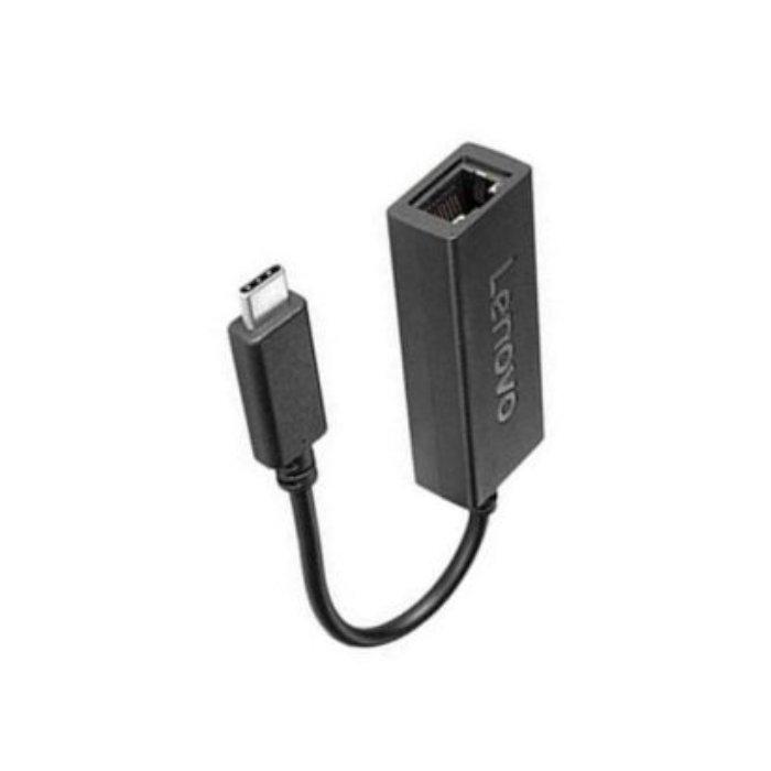 Lenovo USBC to Ethernet Adapter Cable, GX90S91832 – Black
