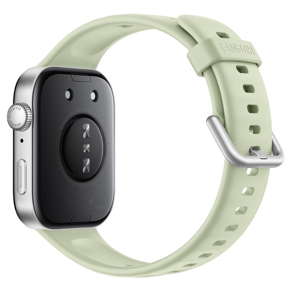 ساعة هواوي فيت 3، هيكل من الألومنيوم، حزام سيليكون أخضر