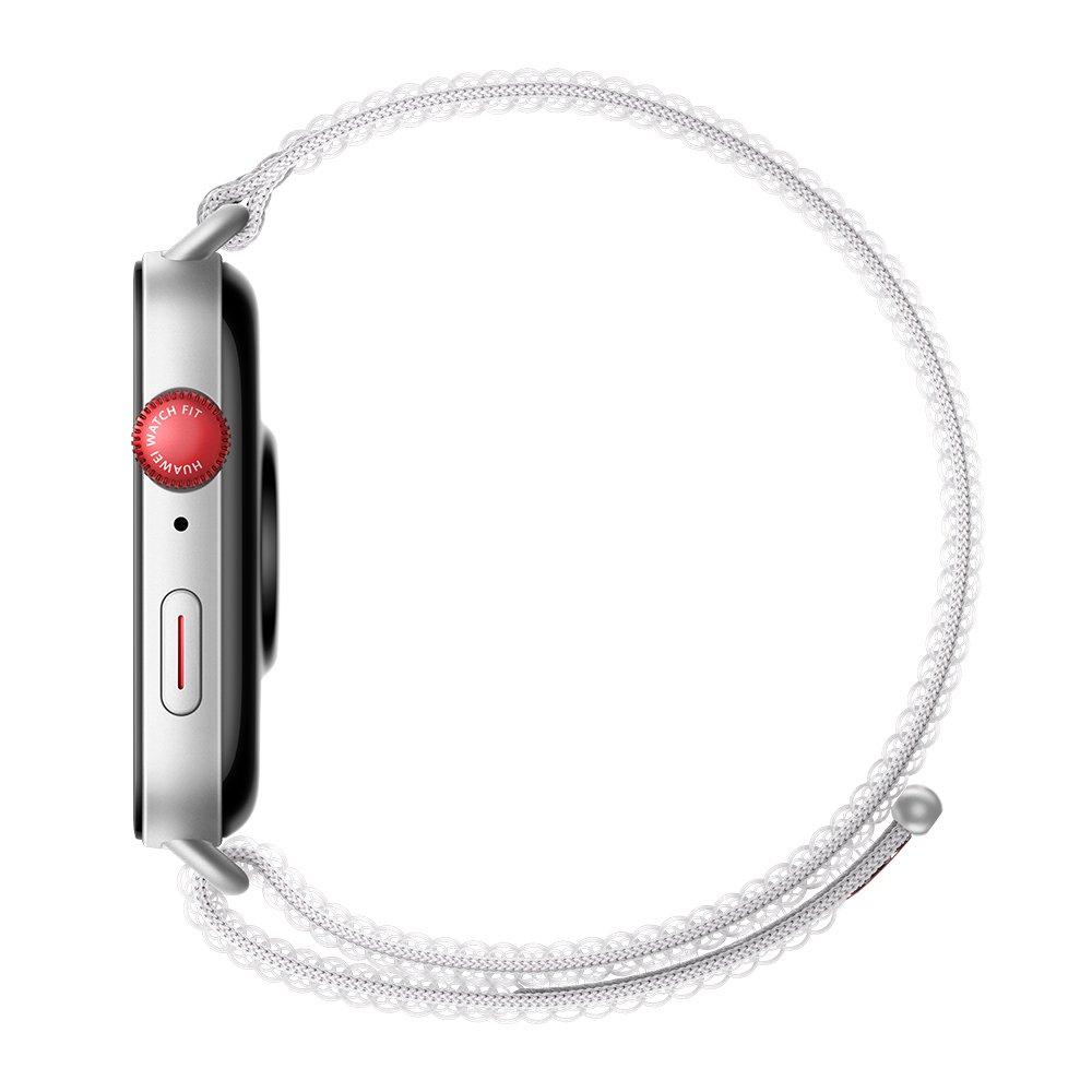 ساعة هواوي فيت 3 هيكل من الألومنيوم وحزام نايلون رمادي