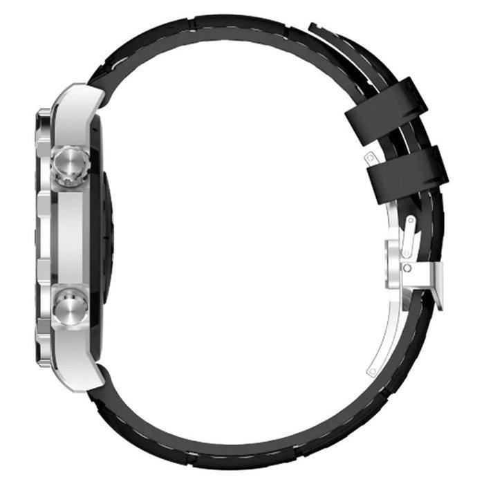 Swiss Military Dom 3 Smart Watch, Silicone Strap – Black