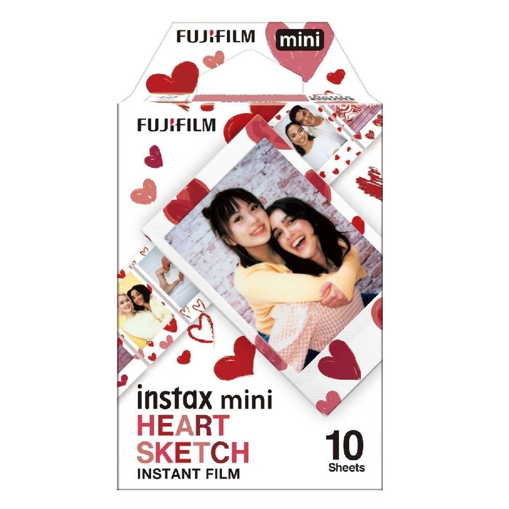 Instax Mini Heart Sketch Film, 10 Sheets,INSTX MINI - CS