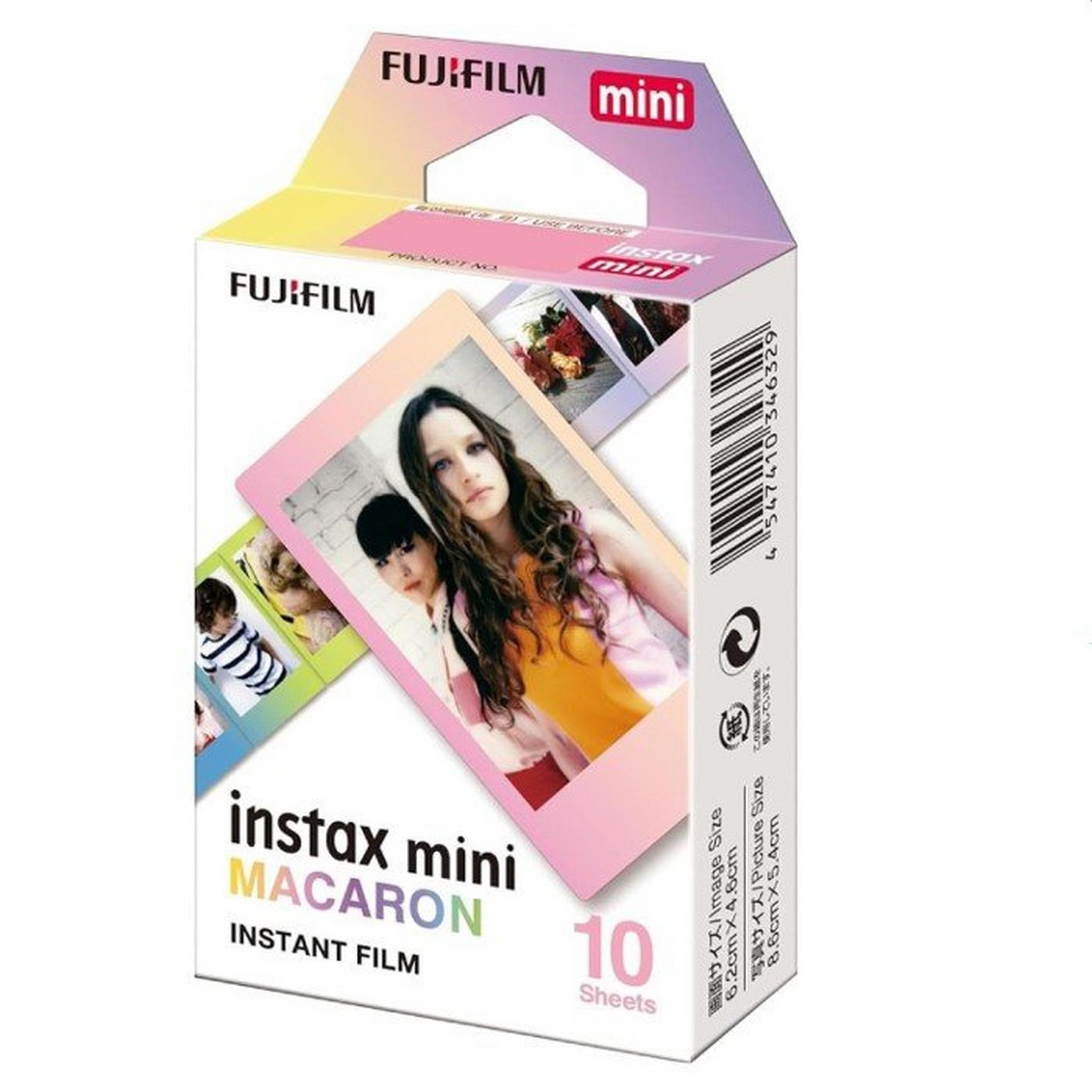 Fujifilm Instax Mini Macaron Film, 10 Sheets, INSTX MINI - MM