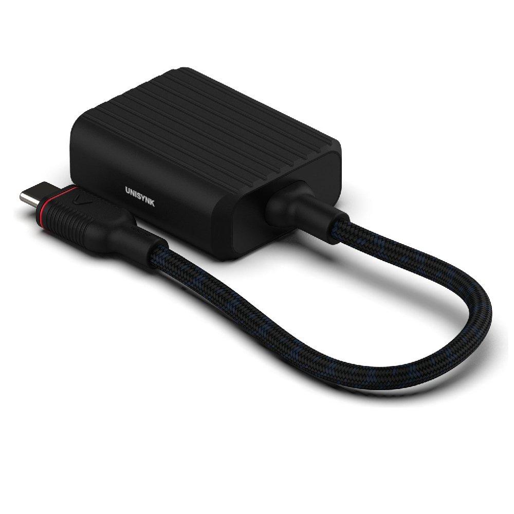 محول يو اس بي – سي إلى بطاقة مايكرو اس دي من يونيسينك، 10381 – أسود