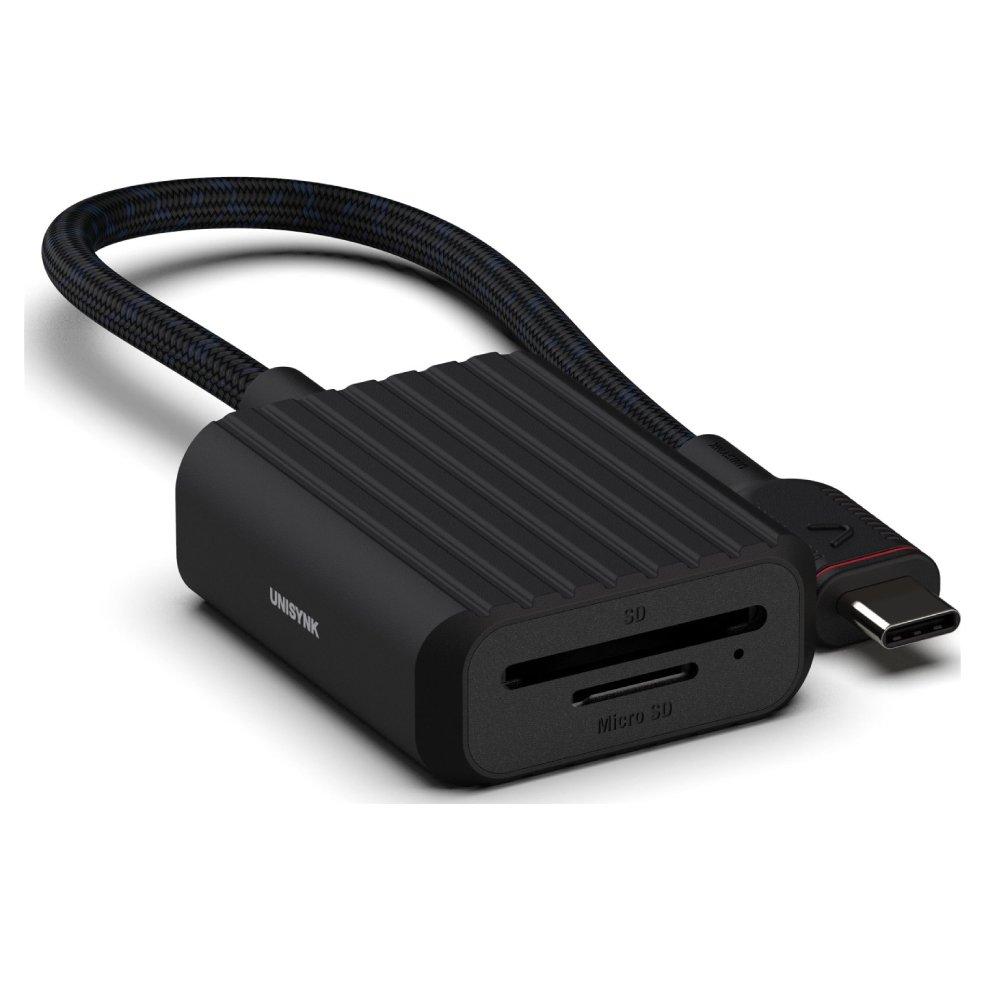 محول يو اس بي – سي إلى بطاقة مايكرو اس دي من يونيسينك، 10381 – أسود