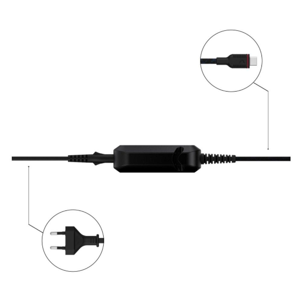 UNISYNK USB-C Laptop Charger, 65W, 10430 - Black