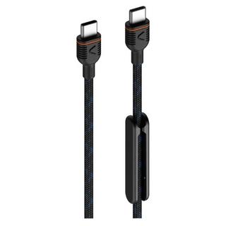 Buy Unisynk usb-c to usb-c cable, 60w, 10348 – black in Kuwait