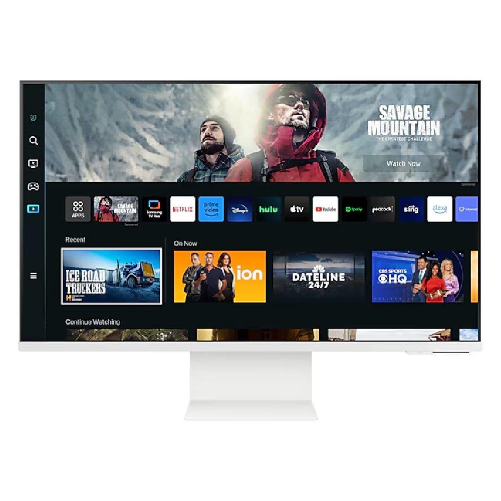 Samsung 4K UHD M8 M80C Smart Gaming Monitor, 32-inch, LS32CM801UMXUE - White