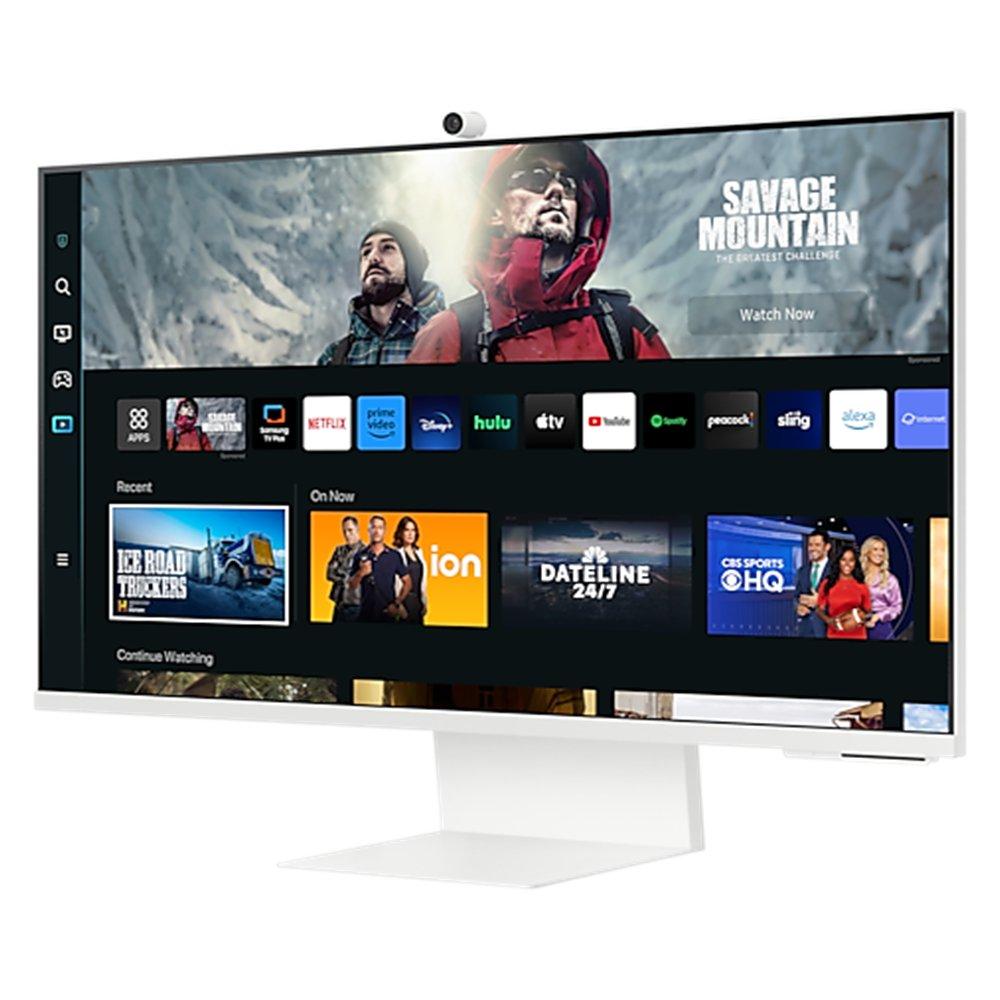 Samsung 4K UHD M8 M80C Smart Gaming Monitor, 32-inch, LS32CM801UMXUE - White