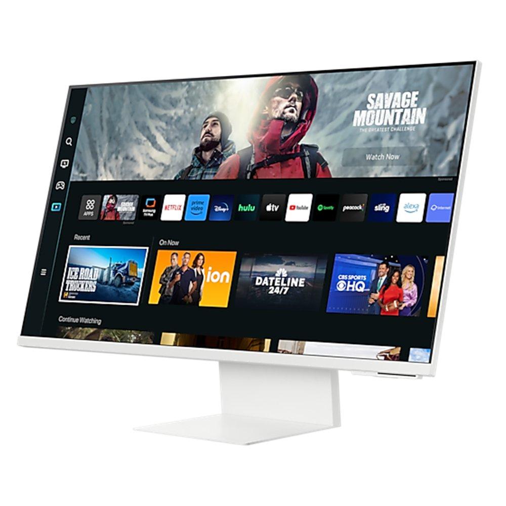 Samsung 4K UHD M8 M80C Smart Gaming Monitor, 32-inch, LS32CM801UMXUE - White