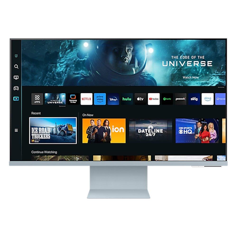 Samsung 4K UHD M8 M80C Smart Gaming Monitor, 32-inch, LS32CM80BUMXUE - Blue