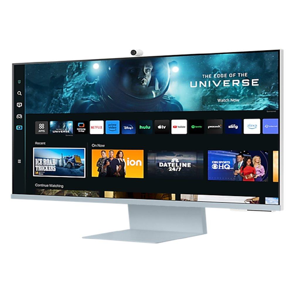 Samsung 4K UHD M8 M80C Smart Gaming Monitor, 32-inch, LS32CM80BUMXUE - Blue