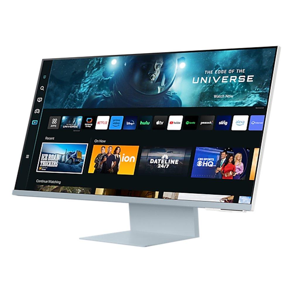 Samsung 4K UHD M8 M80C Smart Gaming Monitor, 32-inch, LS32CM80BUMXUE - Blue