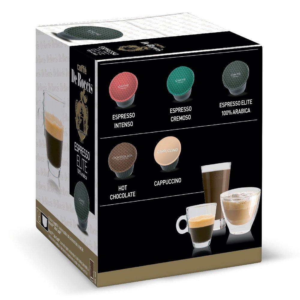 كبسولات قهوة اسبريسو إيليت من دي روتشيس، 16 كبسولة، 1ROCC15