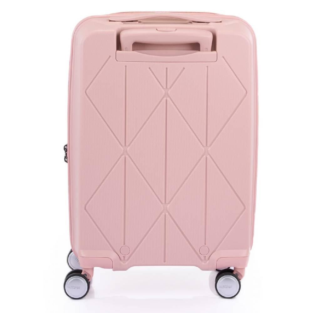 American Tourister ARGYLE Hard Spinner Luggage, 55cm, QH7X00001- Hard Pink