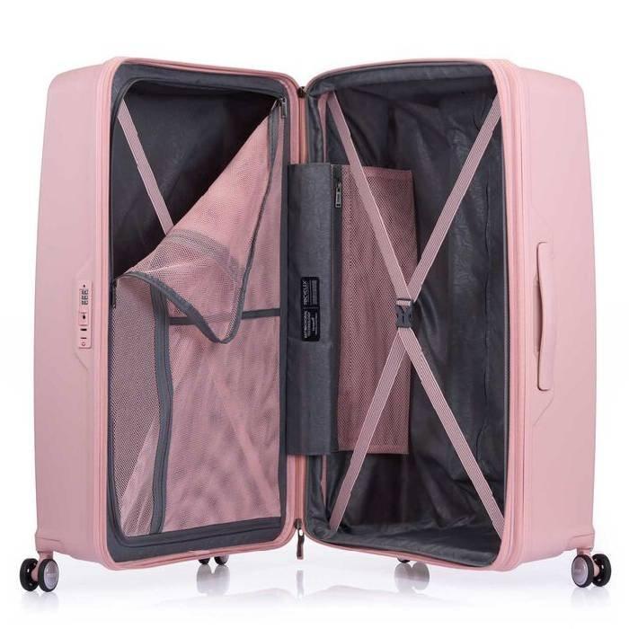 American Tourister ARGYLE Hard Spinner Luggage, 81cm, QH7X00003	- Hard Pink