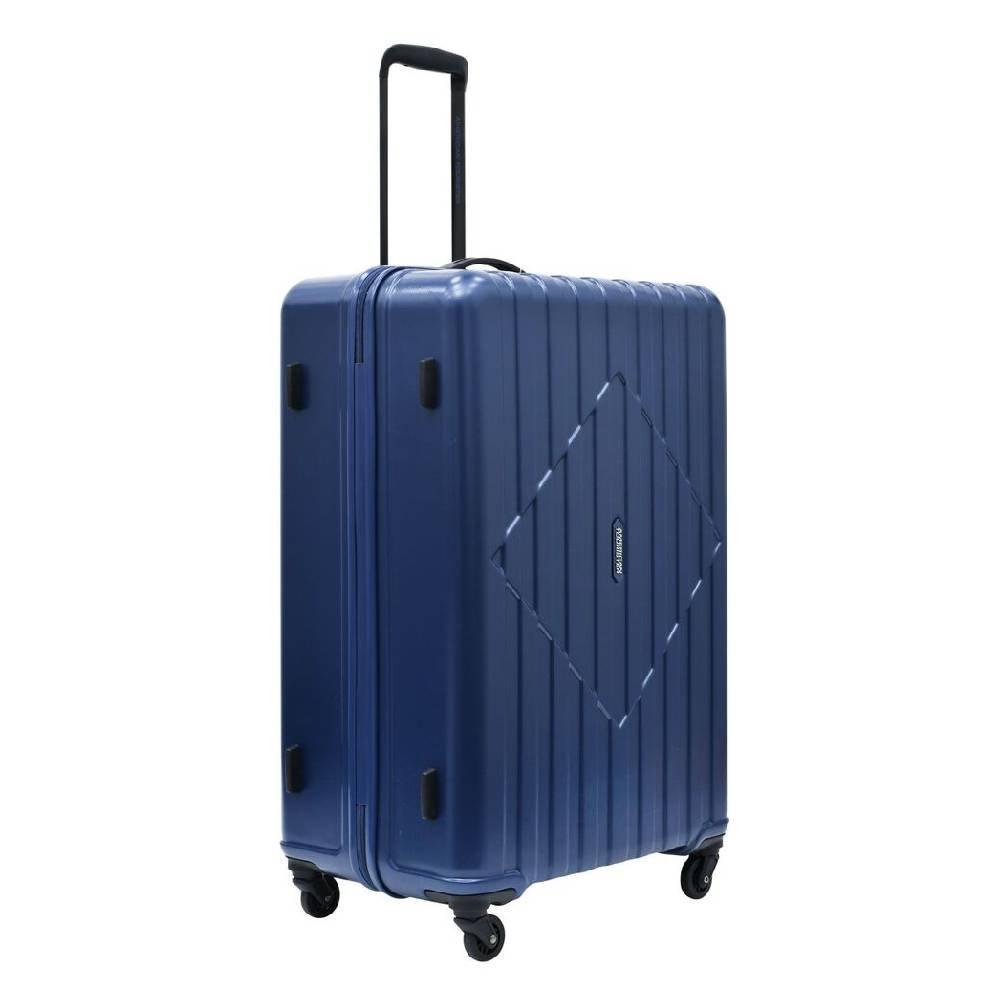 American Tourister Skytrac Hard Luggage with Spinner Wheels, 79 cm, HZ9X41003 - Navy Blue