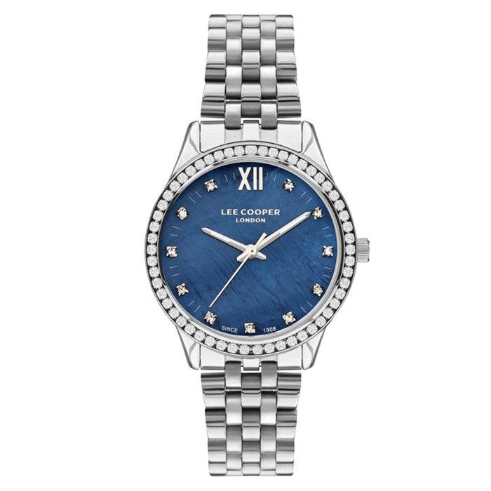 Lee Cooper Watch for Women, Analog, 35 mm, Metal Strap, LC07483.390 – Silver