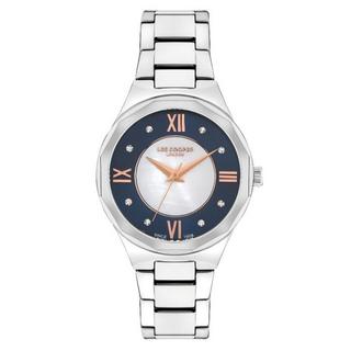 Buy Lee cooper watch for women, analog, 32 mm, metal strap, lc07922. 390 – silver in Kuwait