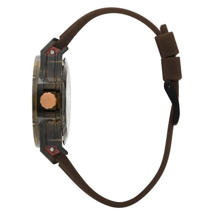 Lee Cooper Watch for Men, Multi-Function, 44 mm, Silicone Strap, LC07975.051 – Black