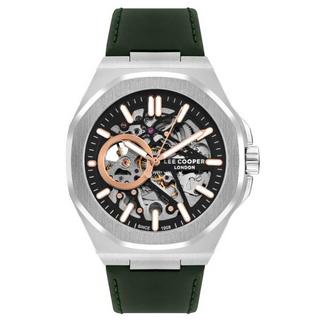 اشتري ساعة لي كوبر للرجال, أوتوماتيكية, 43 مم, سوار من الجلد, lc07978. 377 – أخضر في الكويت