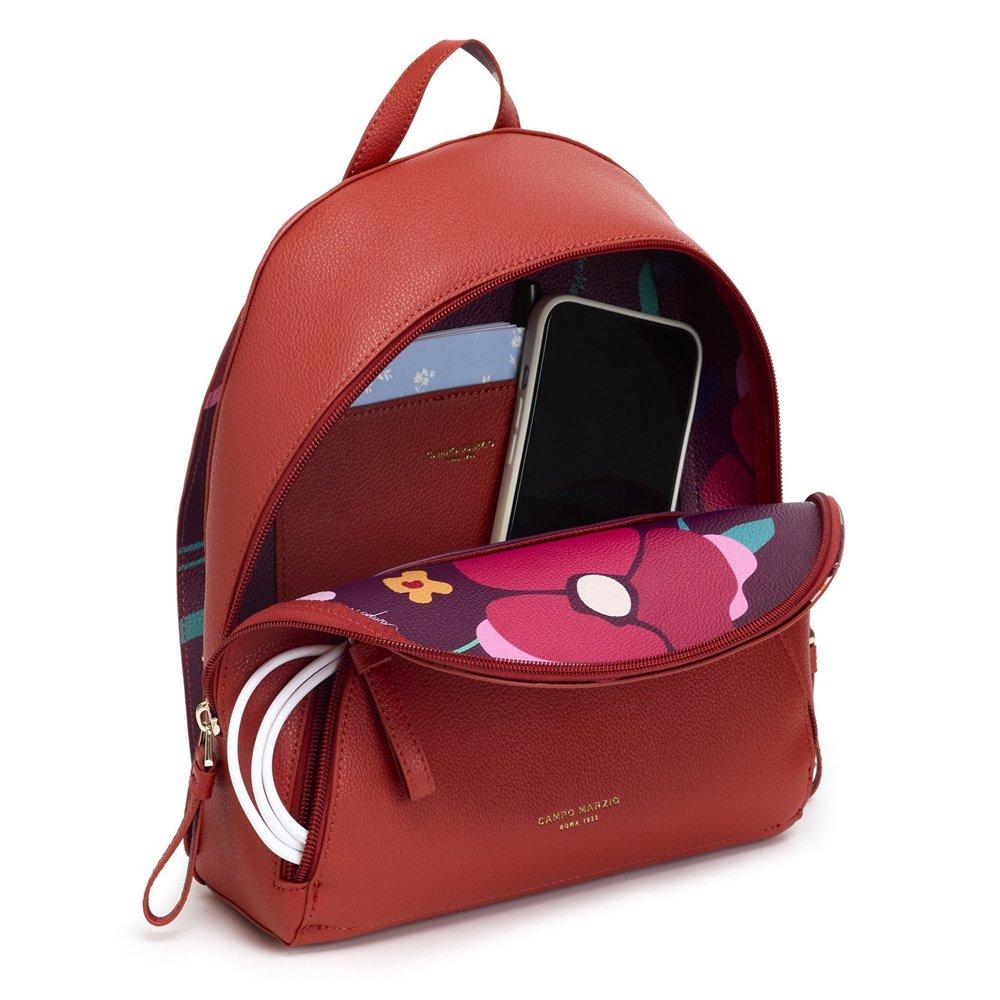 Campo Marzio Backpack with Front Pocket, RAI118005905– Orange