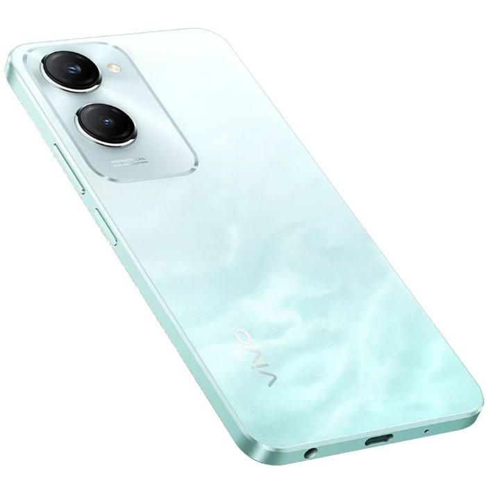 Vivo Y18 Phone, 6.56-inch, 128GB, 6GB RAM, 50MP - Aqua Blue