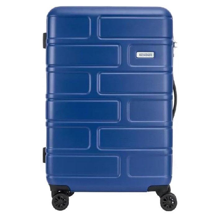 American Tourister Bricklane Hard Trolley Luggage Set of 3, 55+69+80CM, with Backpack GE3X71008 - Blue